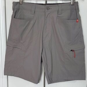 The American Outdoorsman Men’s Stretch Hiking Shorts • Gray • Size M